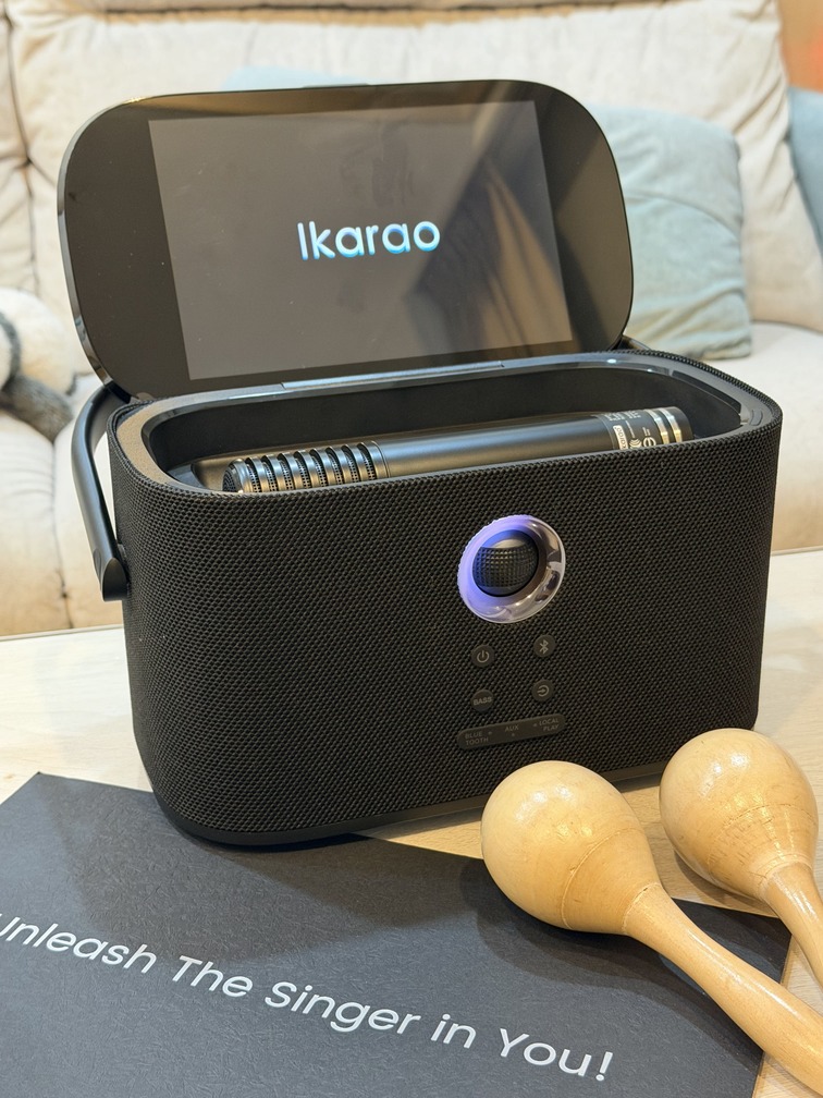 ｜Ikarao愛克拉｜在家秒變KTV的一體式便攜卡拉OK機，最方便的美華卡拉吧走到哪唱到哪