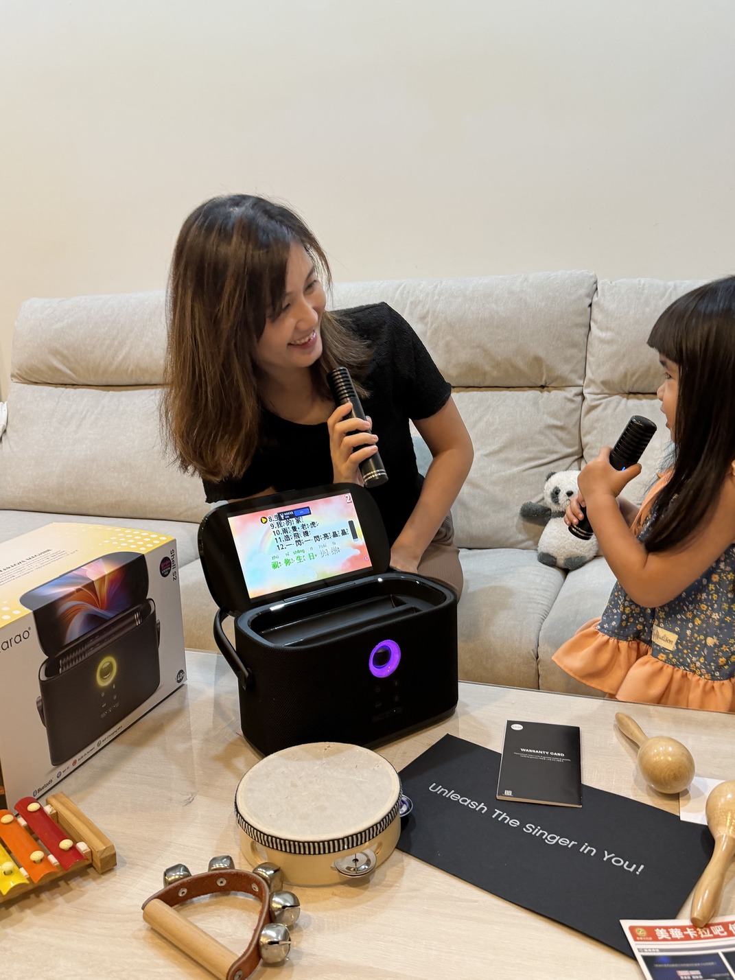 ｜Ikarao愛克拉｜在家秒變KTV的一體式便攜卡拉OK機，最方便的美華卡拉吧走到哪唱到哪